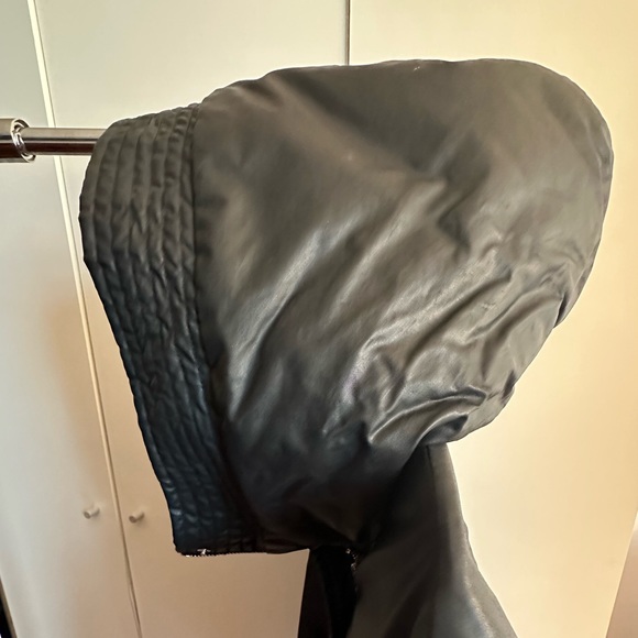 SOIA & KYO Women’s Black Parka, Size Medium - Picture 10 of 12